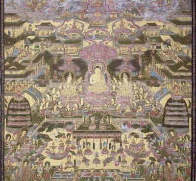 Depiction of Spiritual and Material Worlds by Japanese School